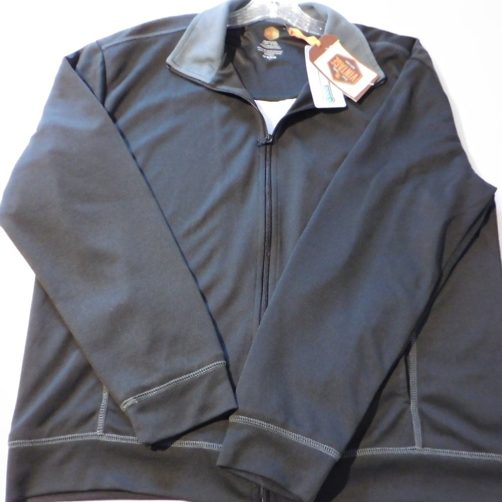 Vintage Brand Mens Cool Max Mesh Polyester Front Zip Jacket Size Large NEW